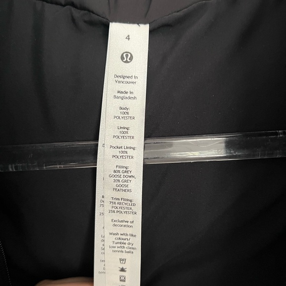 Lululemon Wunder Puff Vest - Black - Picture 3 of 3